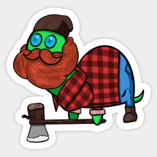 Turtle #17 Lumberjack Sticker